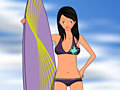 Surfer Girl Dress Up om aanlyn te speel