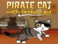 Pirate Cat met 'n gebreekte been om aanlyn te speel