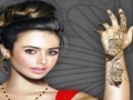 Lily Collins makeover om aanlyn te speel