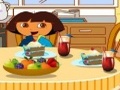 Dora The Explorer Dining tafeldekor om aanlyn te speel